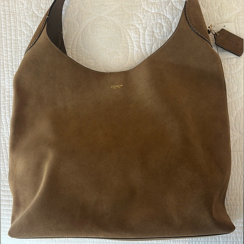 Coach Brooklyn 39 Suede Shoulder Bag
